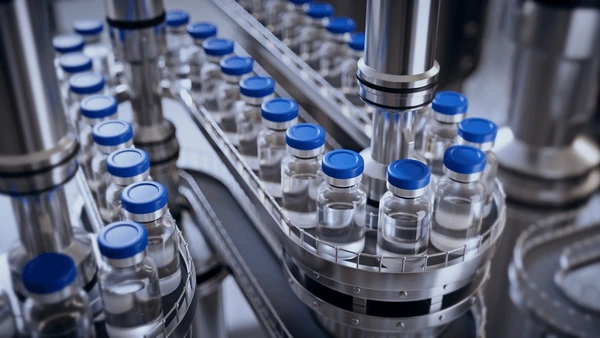 Pharmaceutical glass jar conveyor production line