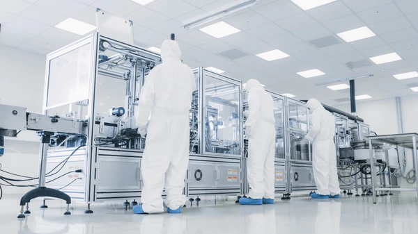 Manufacturing facility team scientist