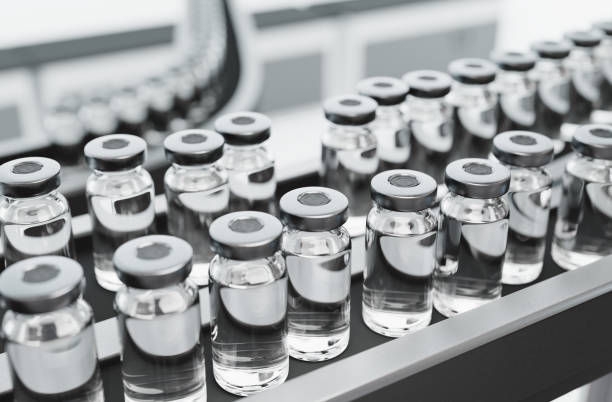Sterile injection vials production